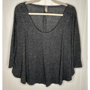 Women's Free People tambourine swing Top XS Gray